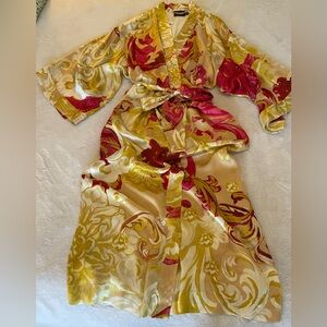 Soma New Long Sensual Silk Robe sz small/medium